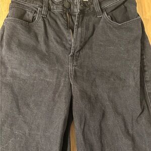 Hollister Charcoal Ultra High-Rise Dad Jeans 0R 25w